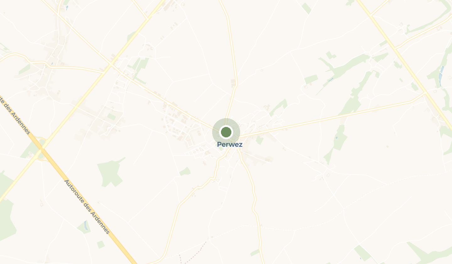 Carte du point de collecte Perwez, place communale, Grand-Place 32 1360 Perwez